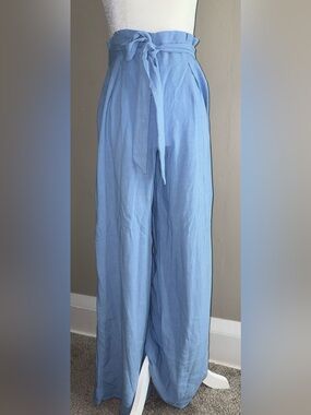 Sienna Sky -Light Blue Wide-Leg Pant     Memorial Fourth of July